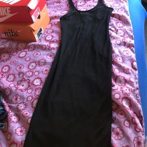 Long black primark dress